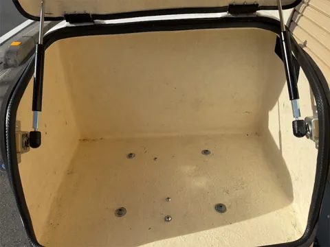 ワゴンボックス内部 蓋を開けた状態 ダンパーステー付き