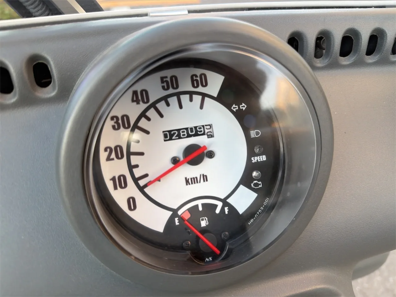 メーター 走行距離2,809km
