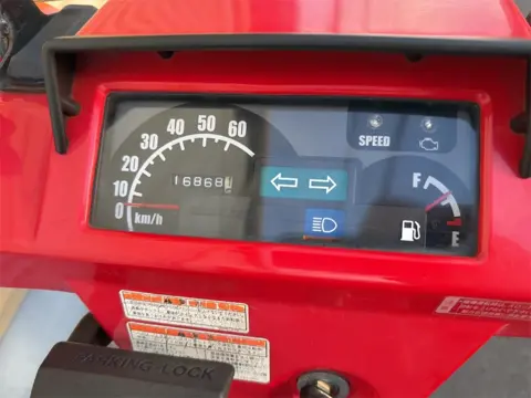 メーター 走行距離16,868km時点 速度計60km/hまで